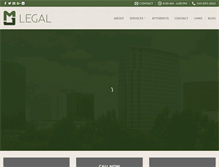 Tablet Screenshot of mjlegalservice.com
